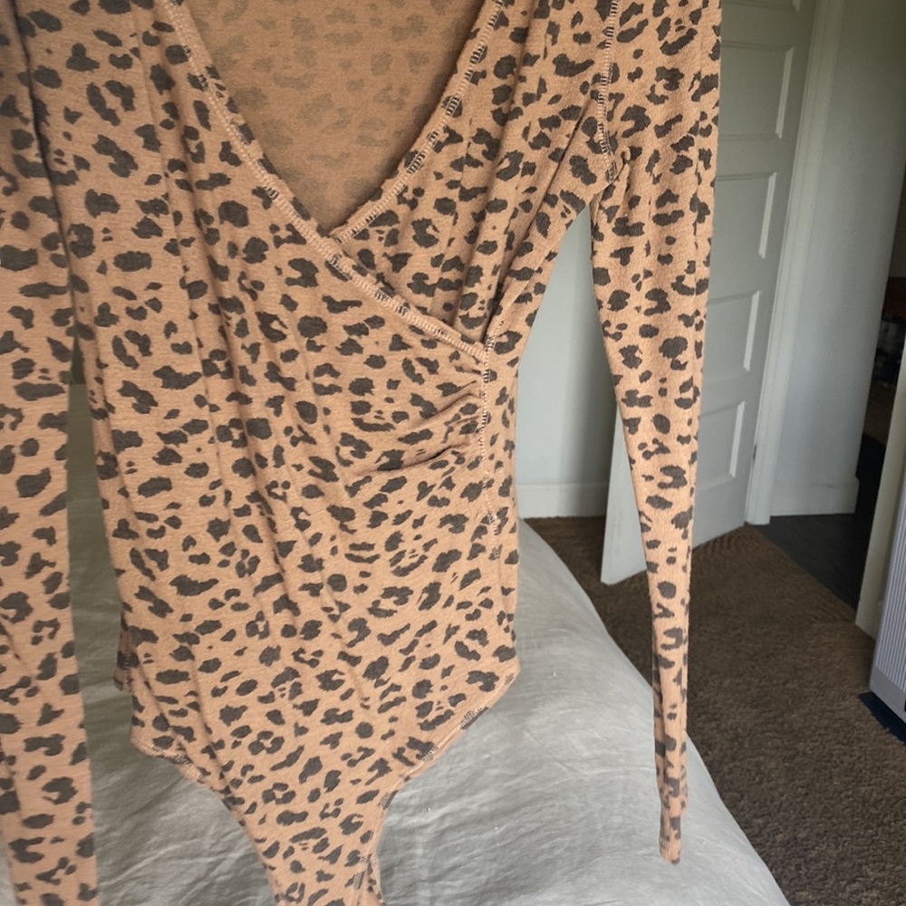 Abercrombie Leopard Bodysuit
